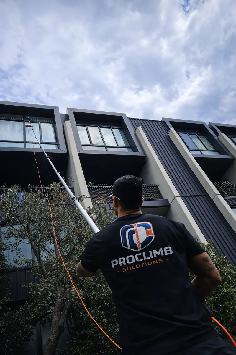 ProClimb technician in company uniform